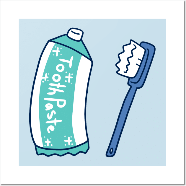 Toothpaste art top